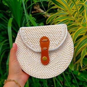 Saddle Crossbody Rattan