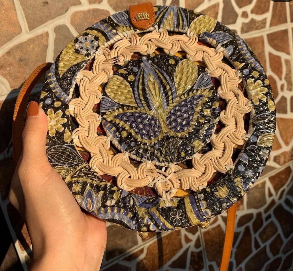 Balinese Rattan Bag - Unique Design