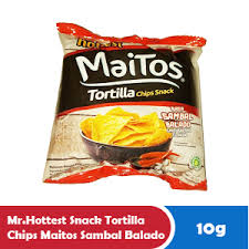 MR.HOTTEST SNACK TORTILLA CHIPS MAITOS MIE GORENG PCK 10g