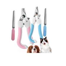Cat Dog Nail Clippers And File Set Stainless Steel Nail Care Grooming Animals
