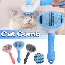 Cat Comb for Shedding Hair Cat Comb Automatic Button Dog Comb Pet Cat Supplies