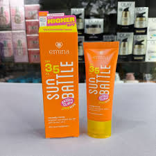 Emina Sun Battle SPF 35 PA +++ Bright Glow Amino + Vit C Airy Barrier Repair 20 ml - Image 2