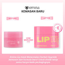 Emina Lip Mask Watermelon Sorbet 9 g - Image 2