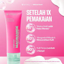 Emina Bright Stuff Niacinamide Oxy Ceramide Brightening Facial Cleanser 50 ml