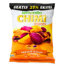 LEMONILO CHIMI SWEET POTATO CHIPS FAMILY PACK ROASTED CORN PCK 85g