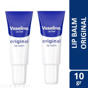 [Twinpack] Vaseline Lip Care ORIGINAL Tinted Lip Balm Tube 10g (2 pcs) - Lip Moisturizer