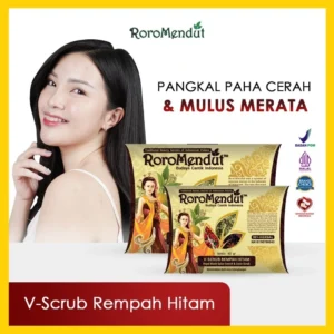 RORO MENDUT V Scrub 40gr Whitening Crotch Whitening Scrub | Herbal Herbal Medicine Couple Feminine Care Feminime SPA Spice Virgin