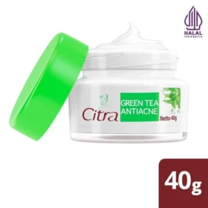 Citra Green Tea Facial Cream 40g - Moisturizer for Oily Skin, Anti-Acne, Acne Treatment