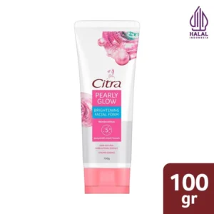 Citra Pearly Glow Brightening Facial Foam Face Wash Sabun Cuci Muka Pencerah 100G