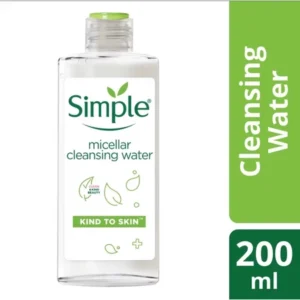 Simple Kind To Skin Micellar Cleansing Water 200ml - No Harsh Chemicals