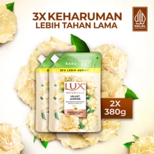 Lux Botanicals Sabun Mandi Cair Velvet Jasmine 380g x2
