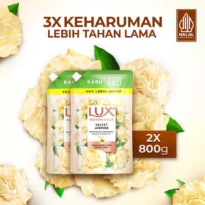 LUX Botanicals Velvet Jasmine Body Wash 800g x2