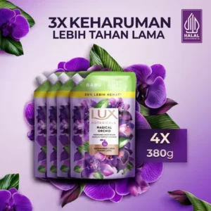 Lux Botanicals Sabun Mandi Cair Magical Orchid 380g x 4