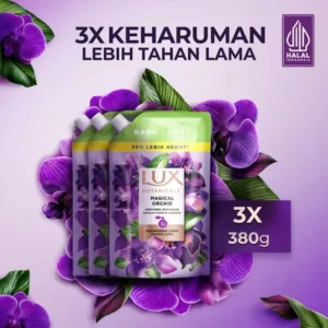 Lux Botanicals Magical Orchid Body Wash 380g x 3