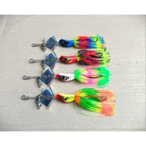 Slasbait double propeller slim zal lureBerat: 18gram Stainless propellerHook: DH 4/0 upan kesting