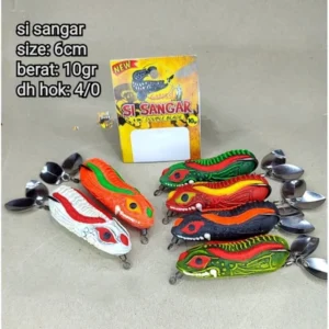 SOFT FROG SISANGAR LURE SIZE 6CM WEIGHT 10GRM KESTING BAIT