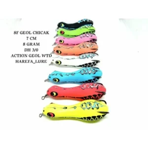 SOFT FROG HAREFA LURE CATION GEOL WTD SIZE 7CM WEIGHT 8GRM UMBAT KESTING