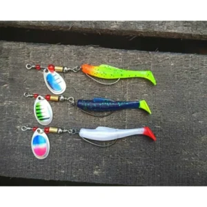 Soft Lure 6cm Spinner In Linein Berat 6.5 Hook Kenzi 1#