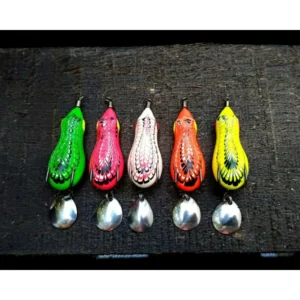 SOFT FROG SINKING ONECAST LURE SIZE 5CM. HOOK KENZI 2/0. WEIGHT 8GRAM