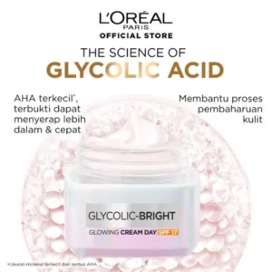 L'Oreal Paris Glycolic Bright Glowing Skincare Day Cream & Night Cream 15 ml