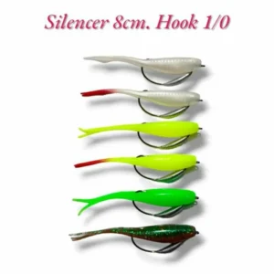Baby Silencer JC Size 8cm Hook 1/0 Kesting Bait