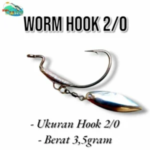 HOOK 2/0 SUITABLE FOR SOFT LURE 8CM STRONG AND TACAM