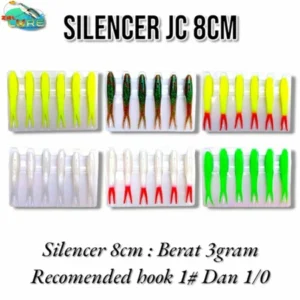 ONE PACK OF JC SILENCER SIZE 8CM KESTING BAIT