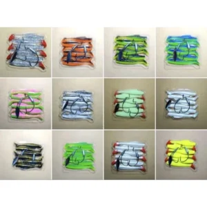 SOFT LURE SIZE 8CM + HOOK 2PCS KESTING BAIT