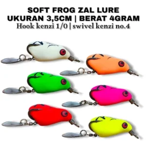 SOFT FROG ZAL LURE SIZE 3.5CM KESTING BAIT 11