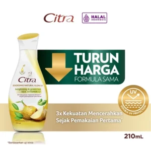 Citra Hand & Body Lotion Natural Glow UV 210ml