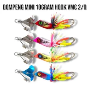 SLATER DOMPENG ZAL LURE WEIGHT 10GRM HOOK VMC 2/0 UMBAIT KESTING