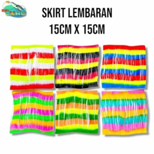 Skirt Lure Lembaran 15cm X15cm Bahan Soft Frog