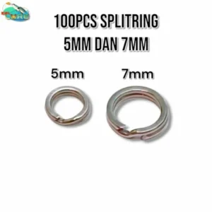 One Pack of 5mm and 7mm Splitrings 100pcs