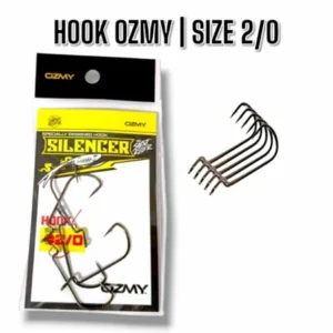 ONE PACK OF OZMY HOOKS SIZES 2/0 AND 5/0 IN ONE PACK CONTAINS 5PCS AND 4PCS