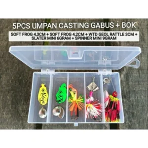PACKAGE OF 5PCS KESTING BAIT + BOX, MIXED BAIT MODEL, KESTING BAIT