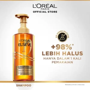 L'Oreal Paris Extraordinary Oil Gold + Premium Sleek Shampoo - 440ml - Hair Care