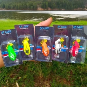 Soft frog af lure size 4.2cm Hook 2/0 Weight 6gram kesting bait