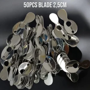 50 PCS BLADES 3CM 2.5CM/2CM ENTONG MODEL IS NOISER FOR SOFT AND OTHERS