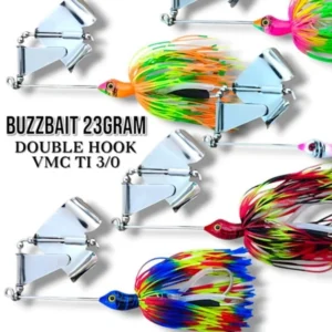 BAZZBAIT ZAL LURE 23GRM WIRE 1.5 HOOK 3/0 VMC MT PROPELER 4.5 METAL UMBAIT KESTING FOR TOMAN