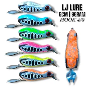 SOFT FROG LJ LURE SIZE 6CM WEIGHT 9GRM KESTING BAIT