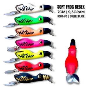 Soft Frog Duck Model Size 7cm Weight 9.5g Hook 4/0 Kesting Bait
