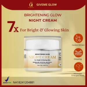 NIGHT CREAM FACE WHITENING FASTER WHITENING All Skin Types GLOWING WHITENING SkinGlow Treatment retail