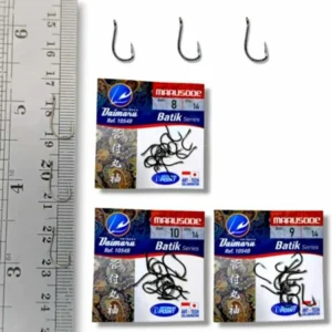DAIMARU BATIK FISHING HOOKS IN ONE PACK CONTAIN 14 PCS SHARP AND STRONG