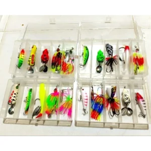 5PCS PACKAGE + BOX OF BAIT, MIXED BAIT MODEL, KESTING BAIT