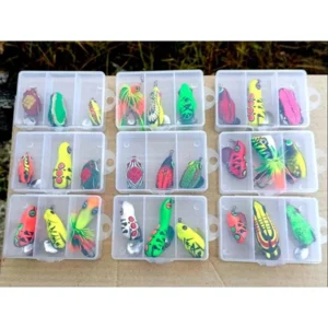 3PCS PACKAGE + BAIT BOX WITH VARIOUS BAIT MODELS AND SIZES