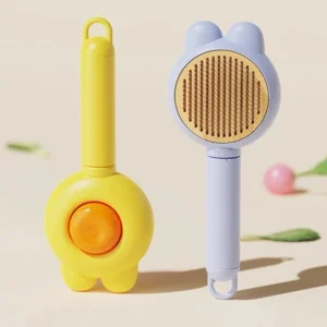 Animal Comb Automatic Cat Comb Button Comb Dog Rabbit Pet Hair Brush Animal Grooming