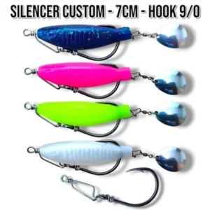 ONE PCS SILENCER CUSTOM ZAL LURE SIZE 7CM KESTING BAIT