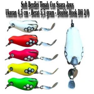 Soft Frog Standing Tin Cast Sound Jawes Size 4cm Weight 5.5Grm Kesting Bait