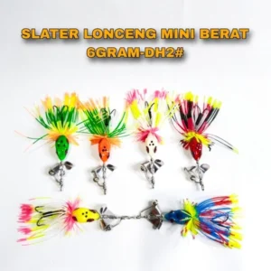 SALATER MINI LONCENG WEIGHT 6GRM AND SALATER MINI WEIGHT 5.5GRM ARE SUITABLE FOR CATCHING SNAPBUS FISH