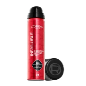[NEW!] L'Oreal Paris Infaillible 3-Second Setting Mist Locks Makeup in 3-Seconds for 36 Hours Setting Spray Micro Fine Mist Transferproof